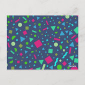 Geometrische afbeelding 5 briefkaart (Achterkant)