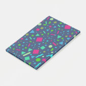 Geometrische afbeelding 5 post-it® notes (Schuin)