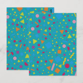 Geometrische afbeelding creëren 1 briefkaart (Voorkant / Achterkant)