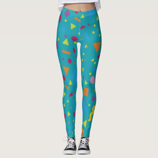 Geometrische afbeelding creëren 1 leggings (Voorkant)