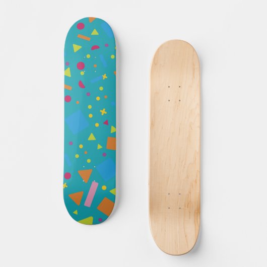 Geometrische afbeelding creëren 1 persoonlijk skateboard (Voorkant)