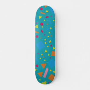 Geometrische afbeelding creëren 1 persoonlijk skateboard
