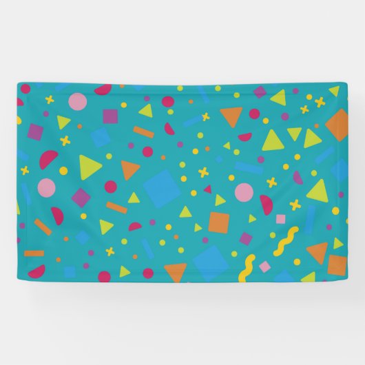 Geometrische afbeelding creëren 1 spandoek (Horizontaal)