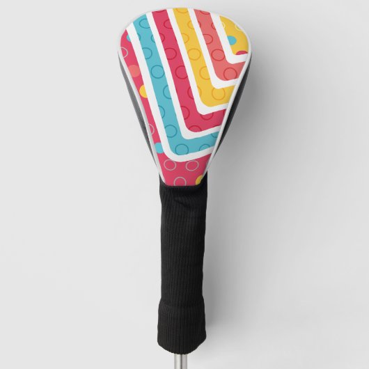 Geometrische afbeelding maken golfheadcover (Voorkant)