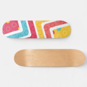 Geometrische afbeelding maken persoonlijk skateboard (Horizontaal)