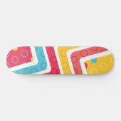 Geometrische afbeelding maken persoonlijk skateboard (Horizontaal)