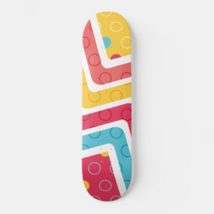 Geometrische afbeelding maken persoonlijk skateboard