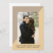 Geometrische afbeelding Sla de data op | WOORDEN Save The Date (Voorkant / Achterkant)