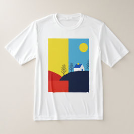 Geometrische afbeelding t-shirt