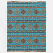 Geometrische afdruk van het zuidwestelijk gebergte fleece deken (Voorkant)