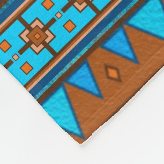 Geometrische afdruk van het zuidwestelijk gebergte fleece deken (Hoek)