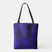 Geometrische afdruk van veelhoekige driehoeken tote bag (Achterkant)