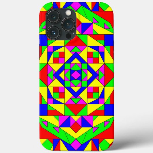 Geometrische afkoeling Case-Mate iPhone case (Achterkant)