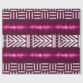 Geometrische Afrikaanse modder, kruidenrek Cadeaupapier (Vlak)