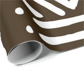 Geometrische Afrikaanse modder, kruidenrek Cadeaupapier (Rol Hoek)