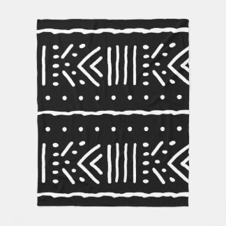 Geometrische Afrikaanse Modderdoek Stam Geschenkpa Fleece Deken