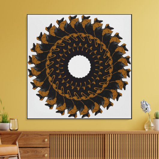 Geometrische afwijking canvas afdruk (Insitu (Woonkamer))