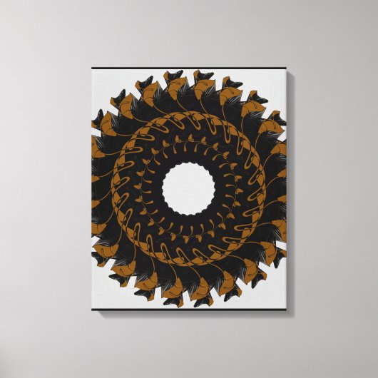 Geometrische afwijking canvas afdruk (Voorkant)