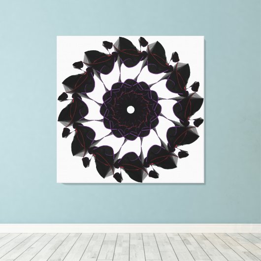 Geometrische afwijking canvas afdruk (Insitu (Houten vloer))