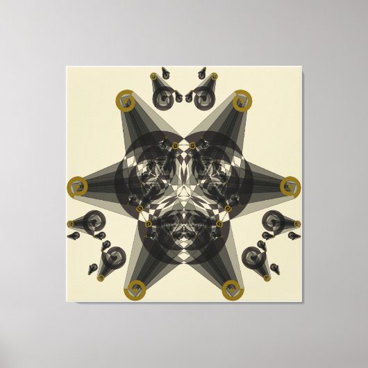 Geometrische afwijking canvas afdruk (Voorkant)