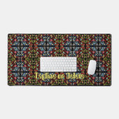 Geometrische Alien Tech Gamer Bureaumat (Keyboard & Muis)