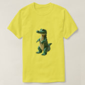 geometrische alligator t-shirt (Design voorkant)