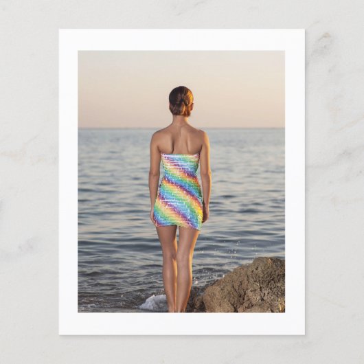 Geometrische Aloha Tropische Afstuderen voor zomer Flyer (Achterkant)