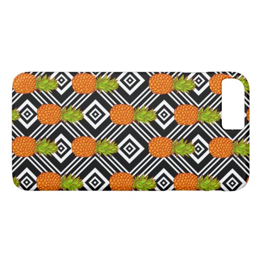 Geometrische anananas Case-Mate iPhone case (Achterkant (Horizontaal))