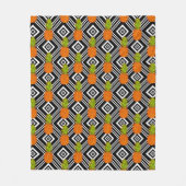 Geometrische anananas fleece deken (Voorkant)