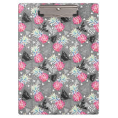 Geometrische anananas gestructureerd patroon klembord (Voorkant)