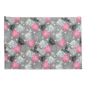 Geometrische anananas gestructureerd patroon kussensloop (Achterkant-Rechts)