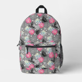 Geometrische anananas getextureerd patroon bedrukte rugzak (Voorkant)