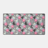 Geometrische anananas getextureerd patroon bureaumat (Voorkant)