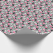 Geometrische anananas getextureerd patroon cadeaupapier (Hoek)