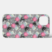 Geometrische anananas getextureerd patroon Case-Mate iPhone case (Achterkant (horizontaal))