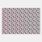 Geometrische anananas getextureerd patroon inpakpapier vel (Voorkant 2)