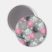 Geometrische anananas getextureerd patroon magneet (Voorkant / Achterkant)