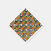Geometrische anananas servet (Hoek)