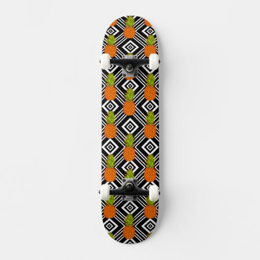 Geometrische anananas skateboard (Voorkant)