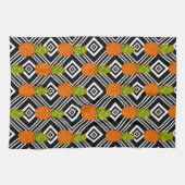 Geometrische anananas theedoek (Horizontaal)