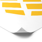 Geometrische anananaswand poster (Hoek)