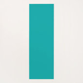 Geometrische aqua turquoise oefening yogamat (Achterkant)