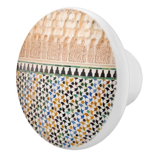 Geometrische Arabesque Keramische Knop (Rechts)