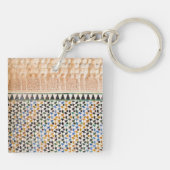 Geometrische Arabesque Pattern Sleutelhanger (Achterkant)