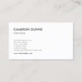 Geometrische architectuur grijs & blauw visitekaartje (Achterkant)