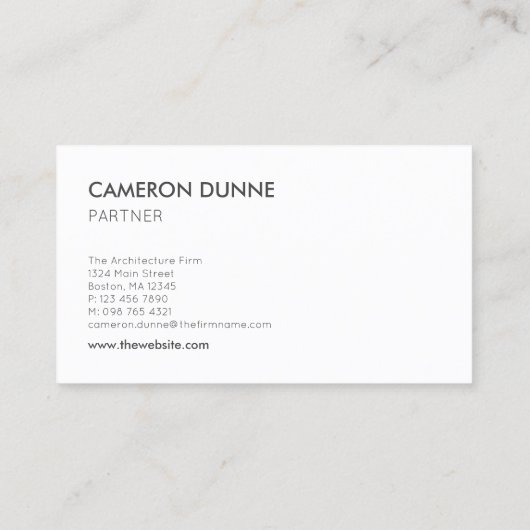 Geometrische architectuur Licht Blauwgroen en Faux Visitekaartje (Achterkant)