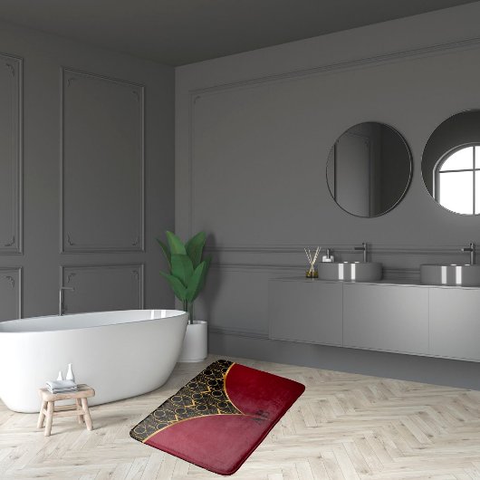 Geometrische art Deco Badmat