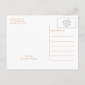 Geometrische Art Deco Gatsby Sla de datum op Aankondigingskaart (Achterkant)