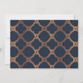  Geometrische Art Deco Gatsby Sla de datum op Save The Date (Achterkant)