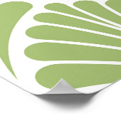 Geometrische Art Deco, naadloos patroon Poster (Hoek)